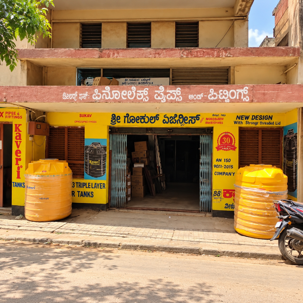 Gokul Agencies shop front view in chikkballapura